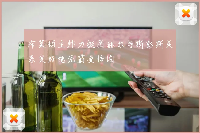 布莱顿主帅力挺图赫尔与斯彭斯关系良好绝无霸凌传闻